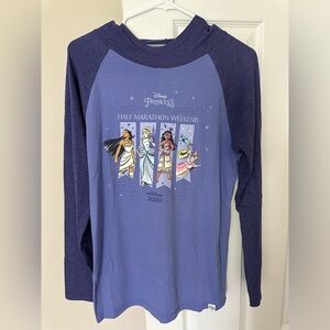 runDisney Princess Half Marathon Weekend 2020 long sleeve top with hood